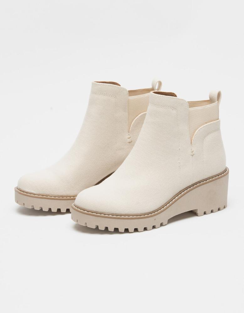 Rielle Booties: IVORY