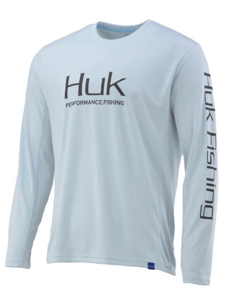 Huk Icon X Long Sleeve: WHITE