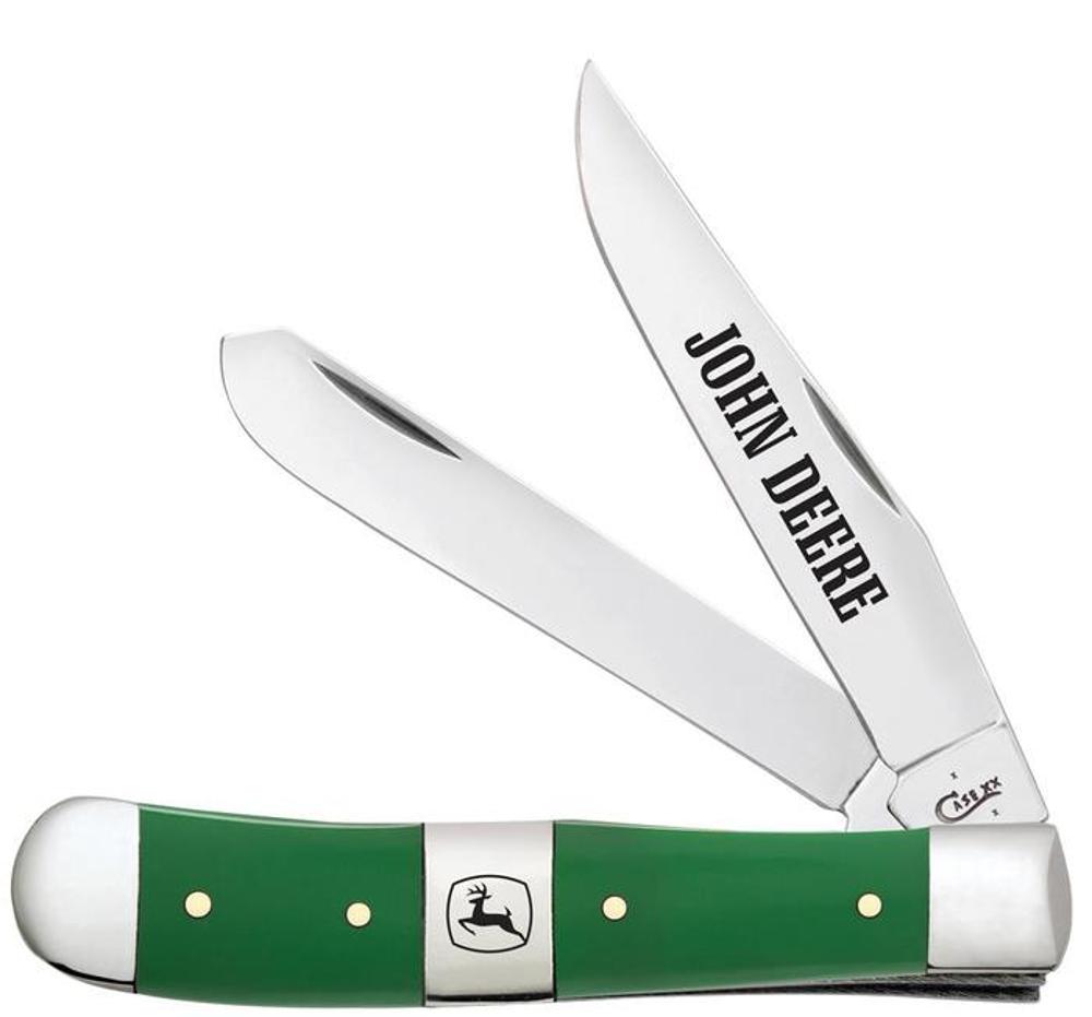 John Deere Green Synthetic Trapper Knife