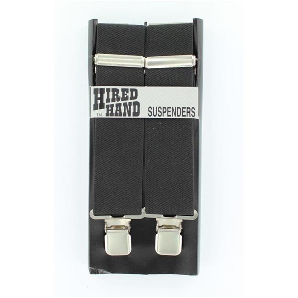 Black Hired Hand Suspenders