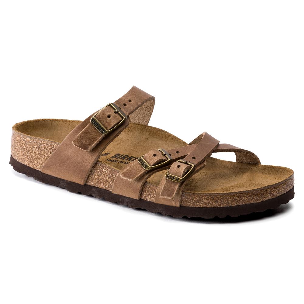 Franca Tobacco Brown Sandals (Item #1015931)