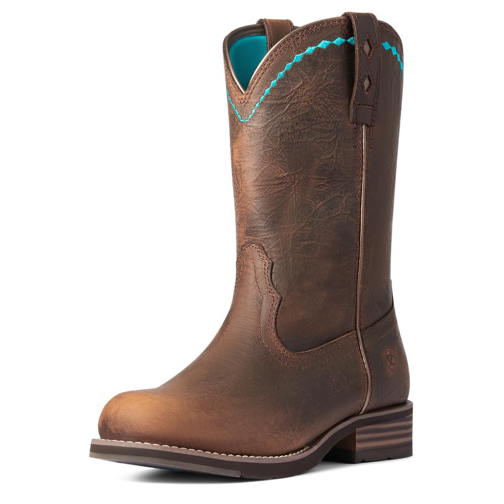 Unbridled Roper Boots: BROWN