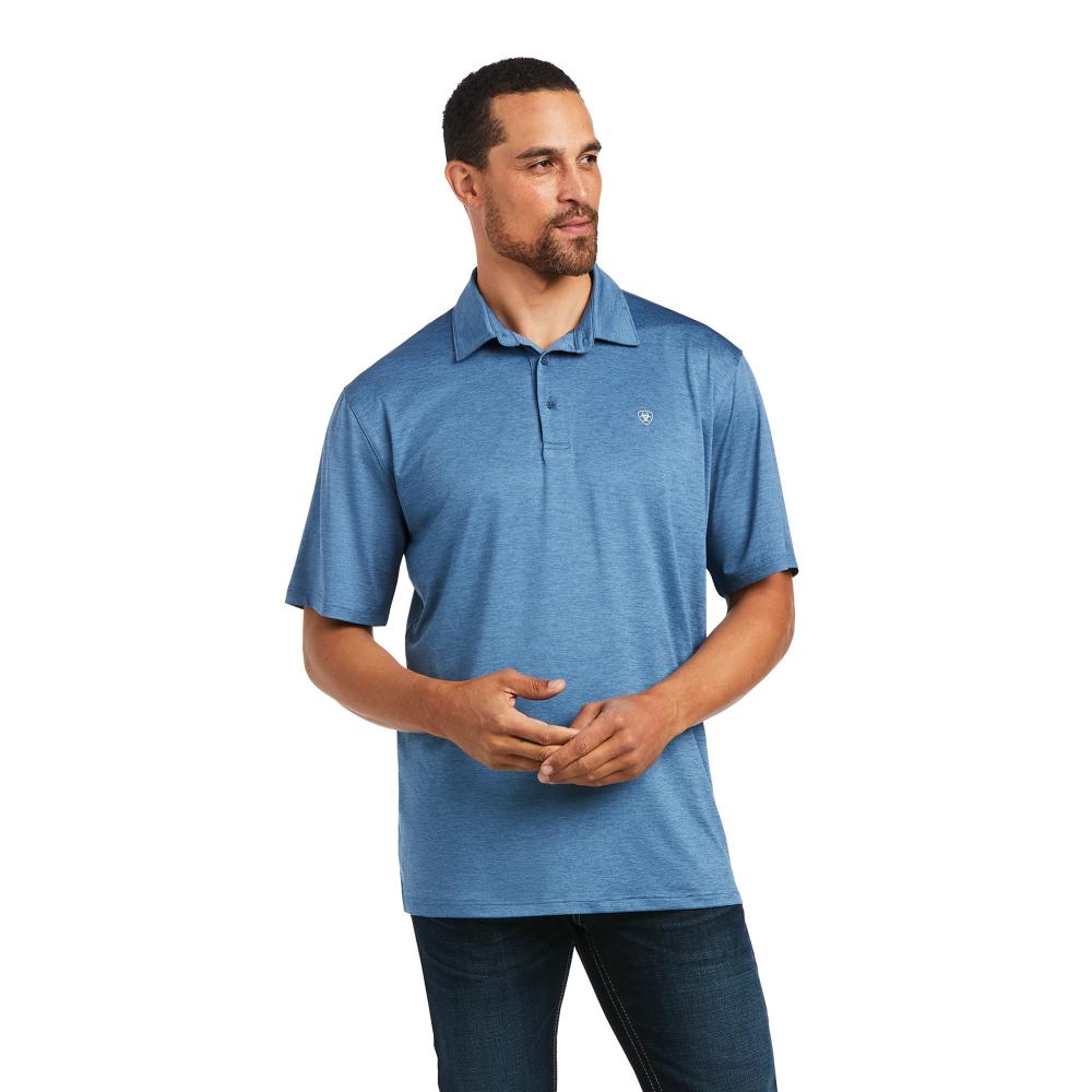 Charger 2.0 Short Sleeve Polo: BLUE