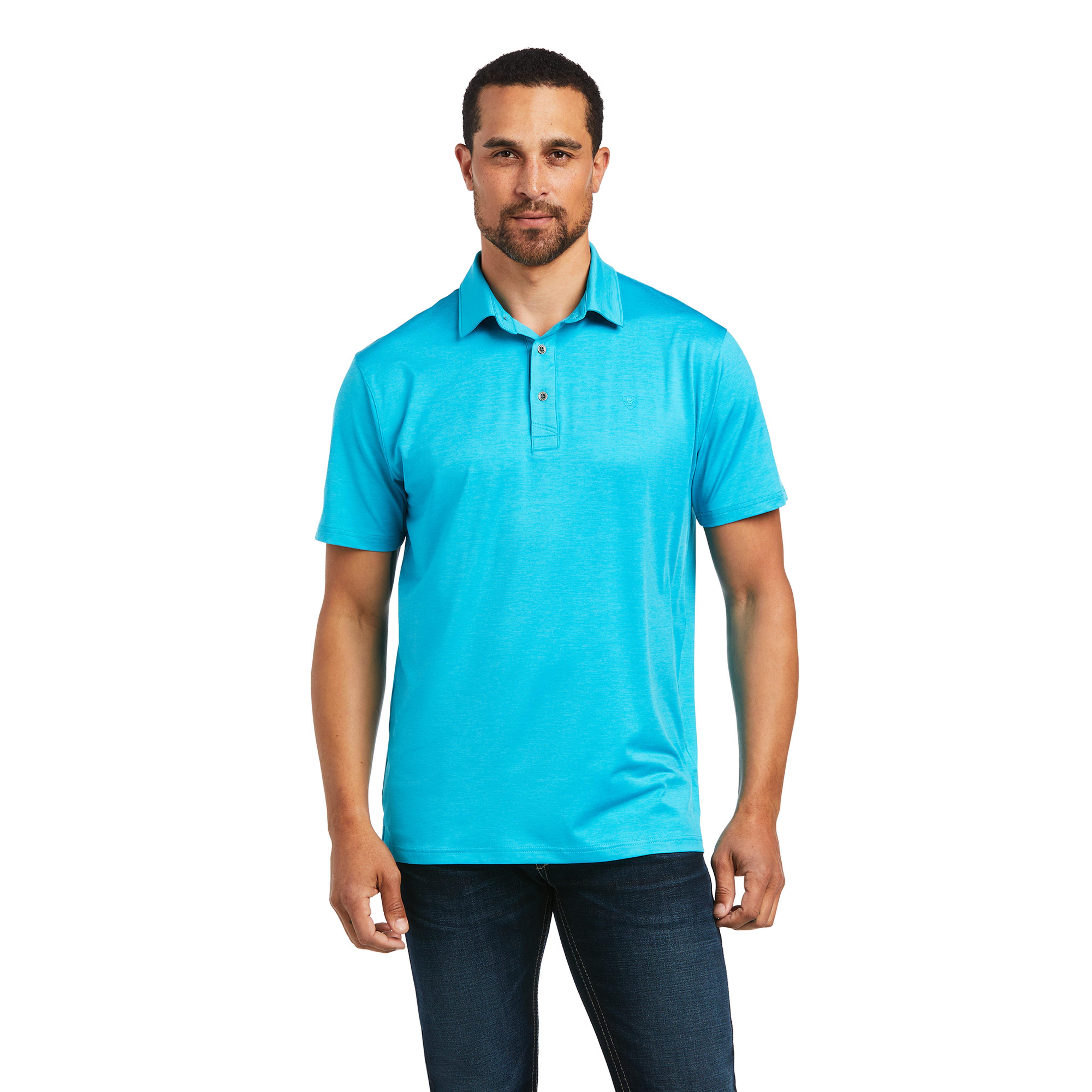  Mens Charger 2.0 Fitted Ss Polo Hawsunset