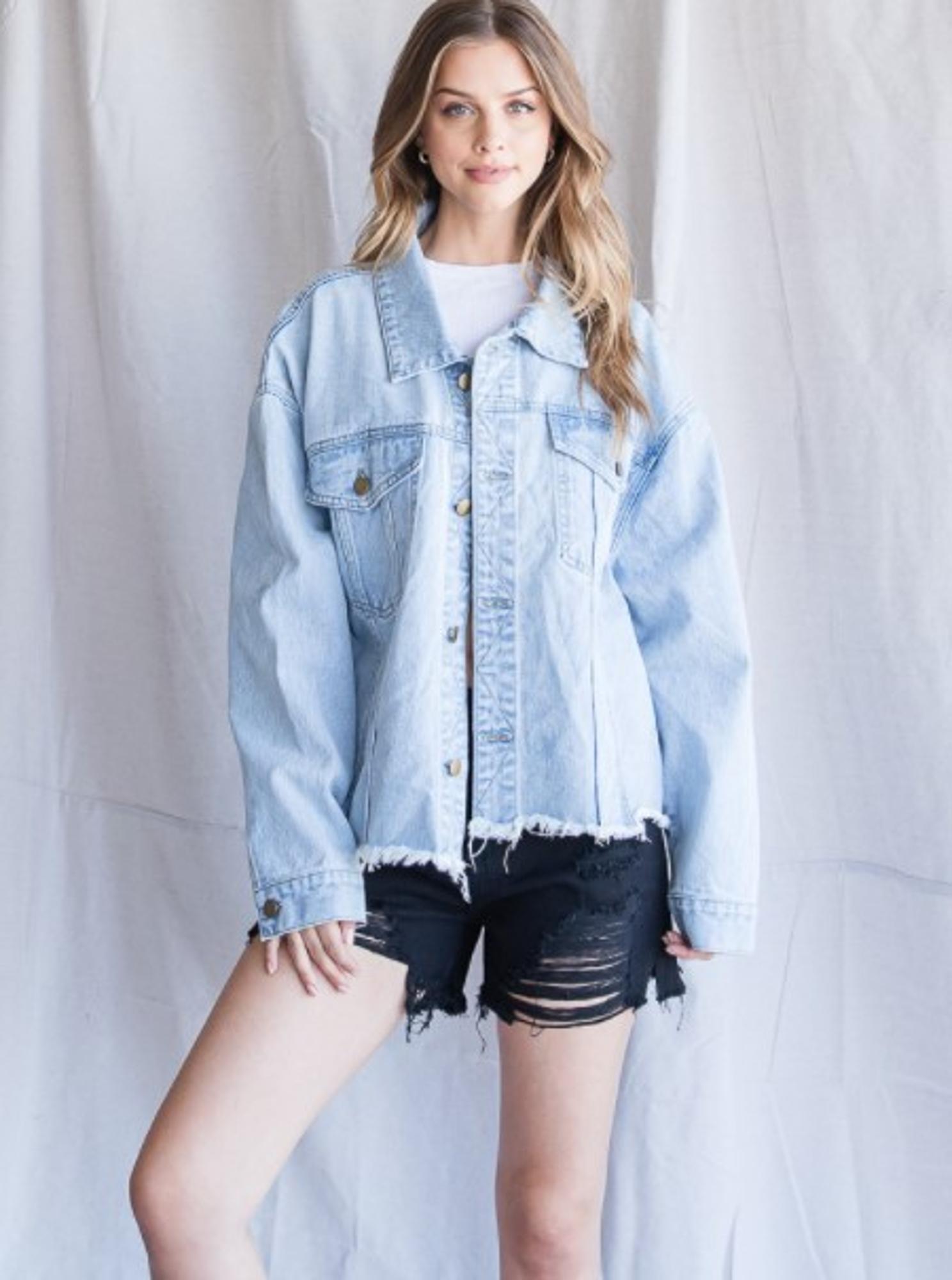 Hanging With The Best Denim Jacket