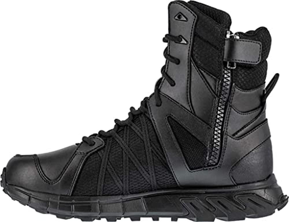 8 Inch Waterproof Insulated Boots: 001_BLACK