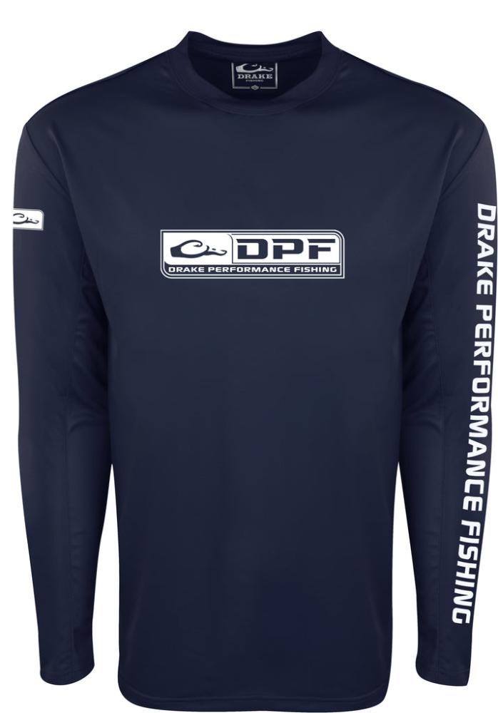 Shield 4 Arched Mesh Back Long Sleeve Crew Performance Shirt (Item #DPF1200)