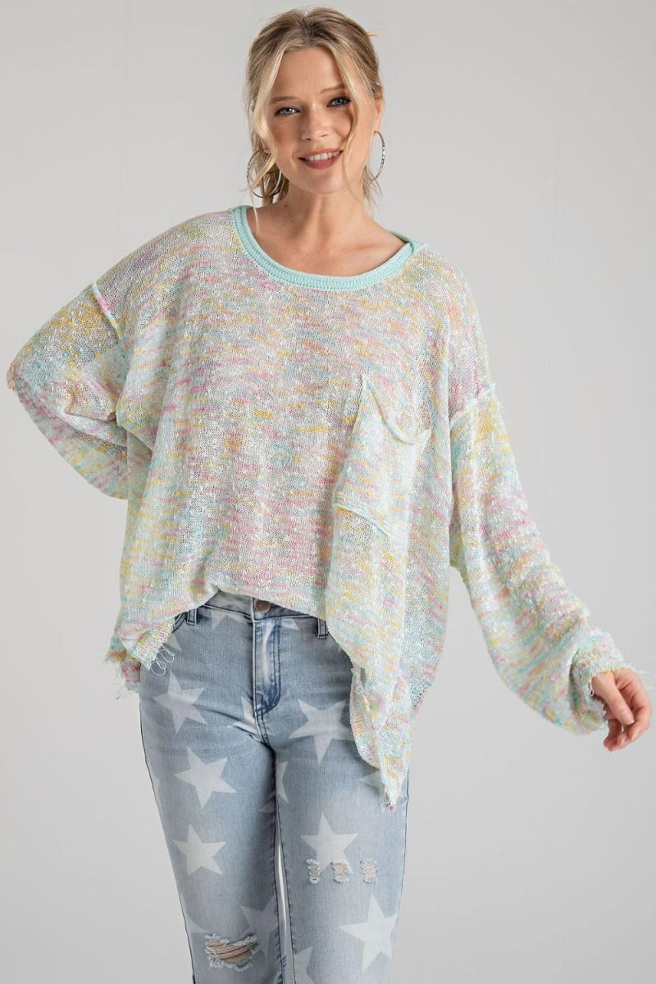 Full Of Color Light Knit Sweater