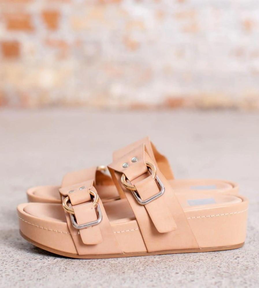 Cici Leather Belted Sandals (Item #VCICI0)