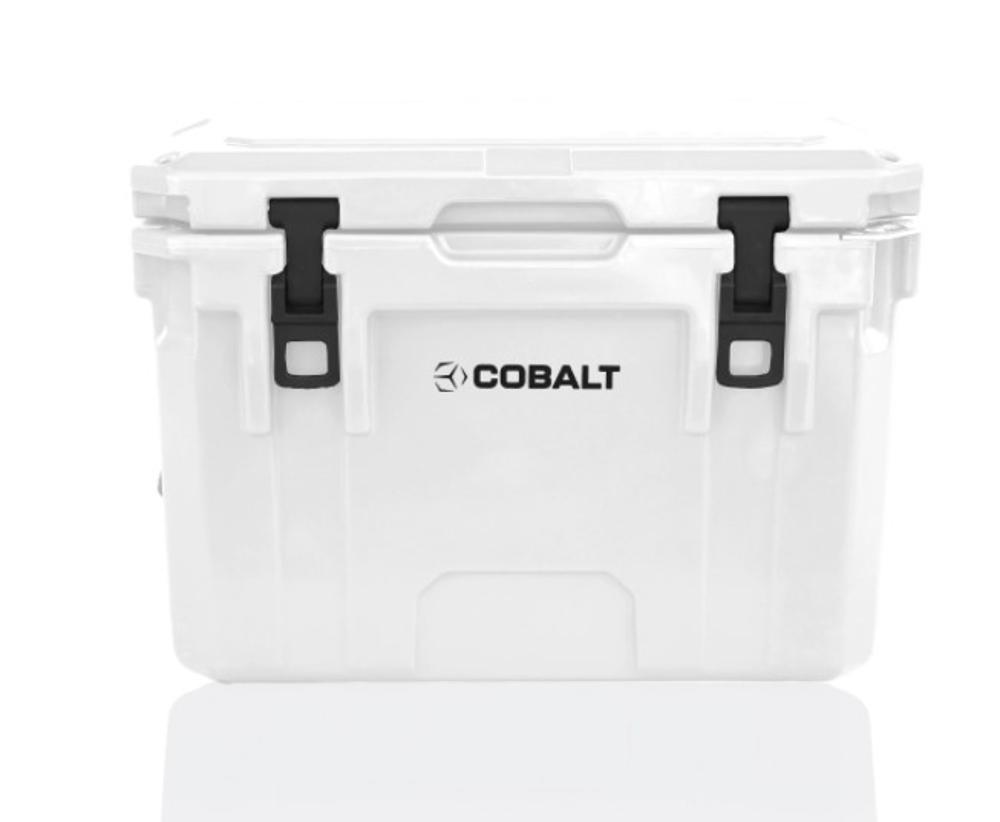25 Quart Cobalt Cooler: WHITE