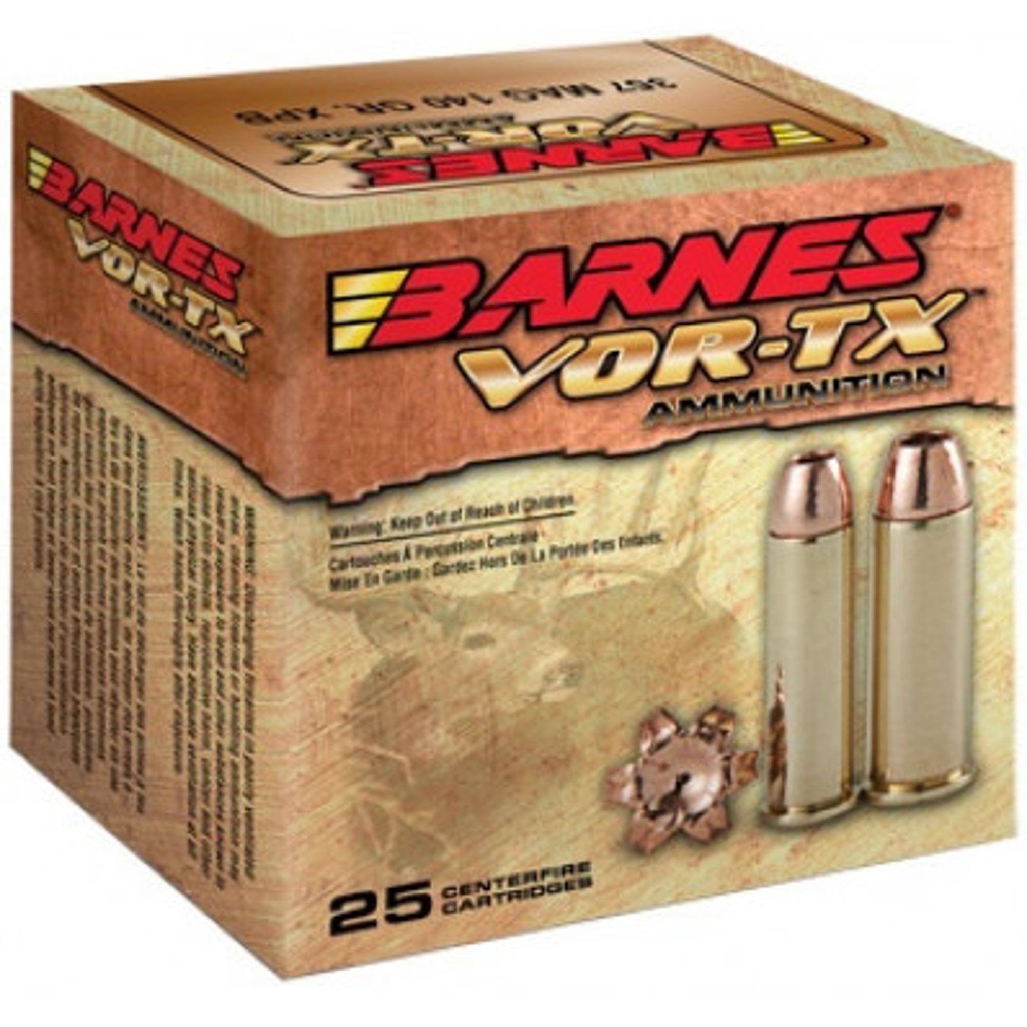 Barnes Vor- Tx Handgun Ammunition .44 Mag 225 Gr Xpb 1145 Fps 20/Box