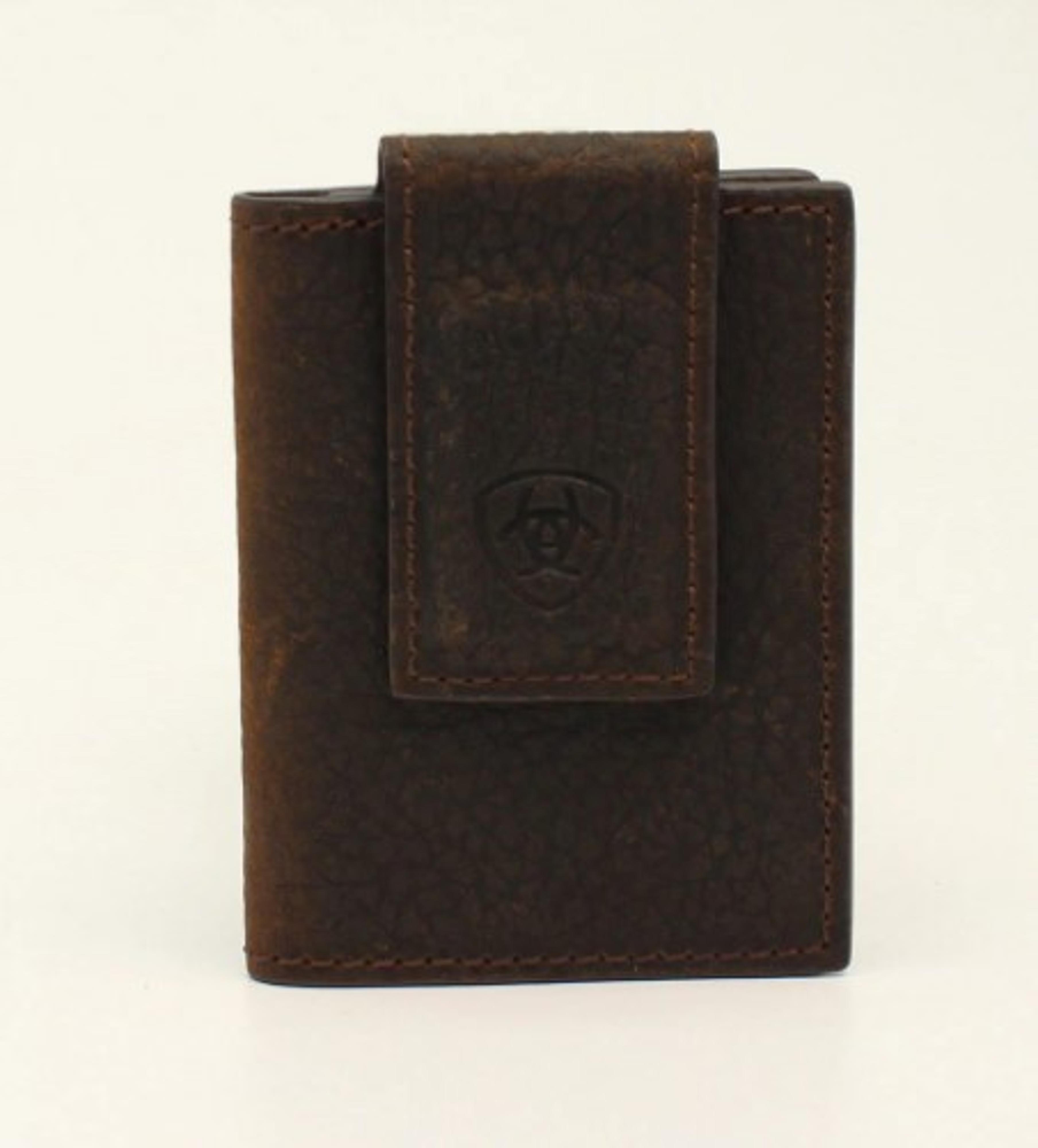  Ariat Bifold Wallet With Leather Money Clip