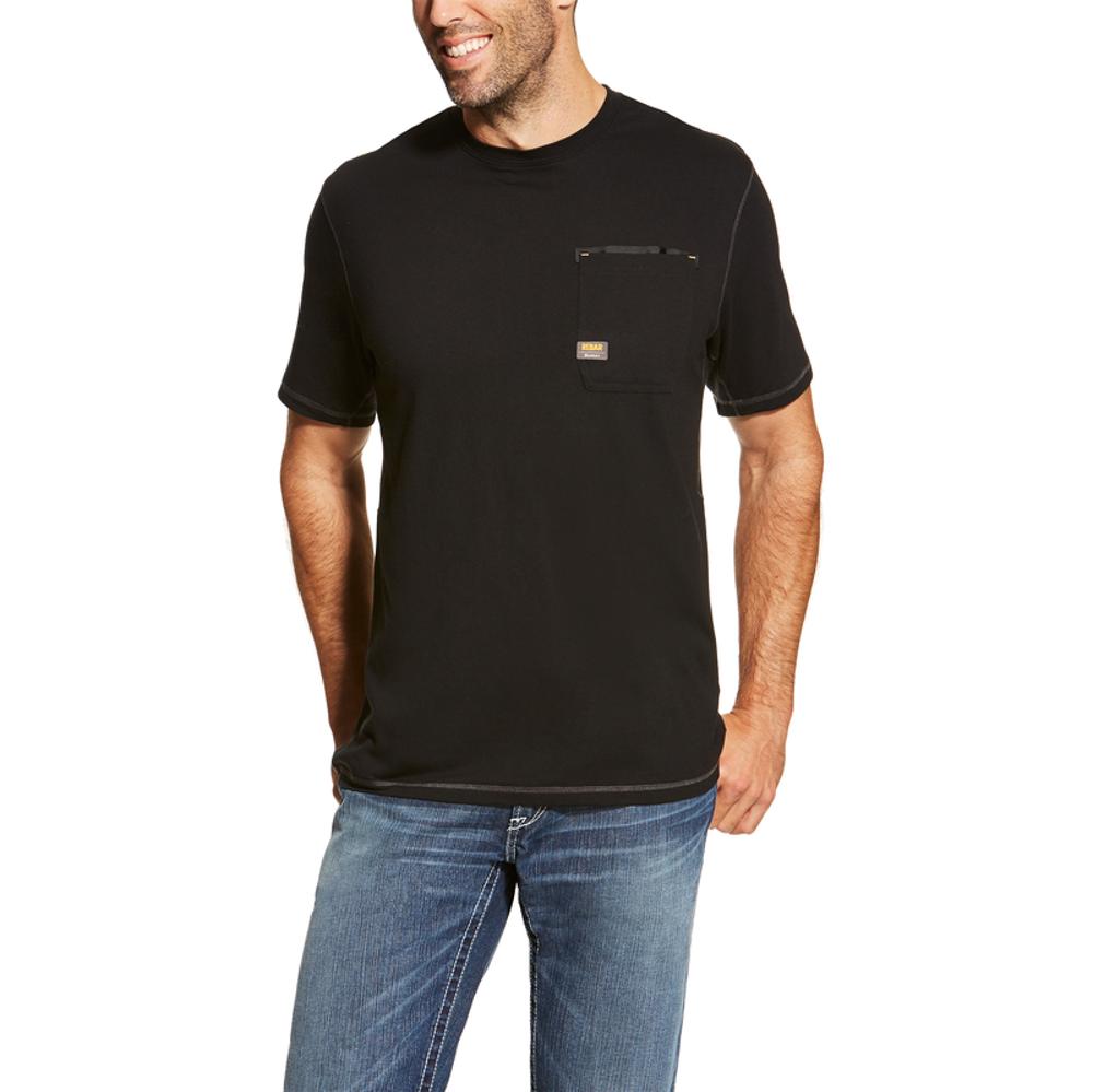 Rebar Workman Short Sleeve Tshirt: BLACK
