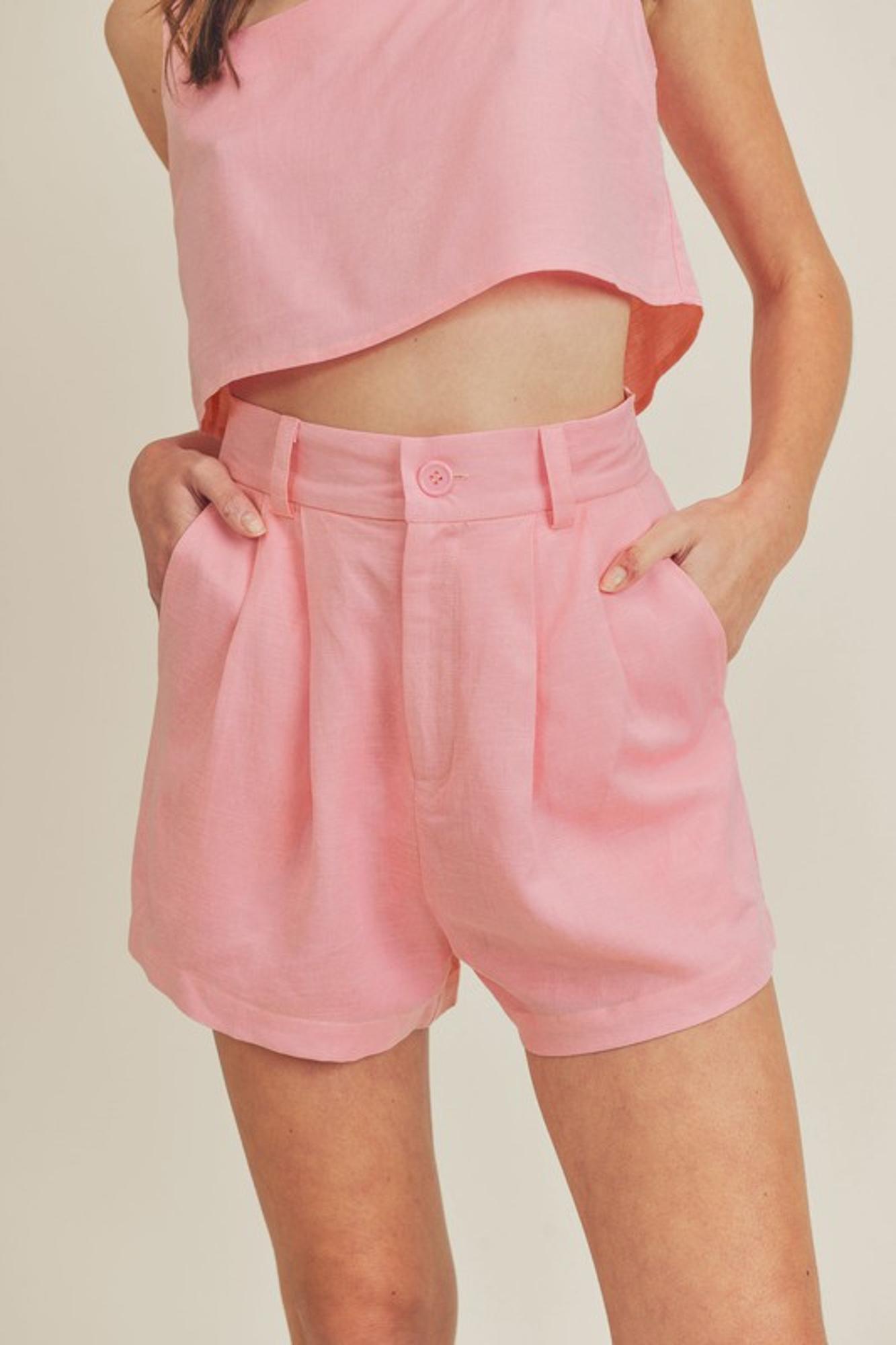 Brunch Date Pleated Shorts