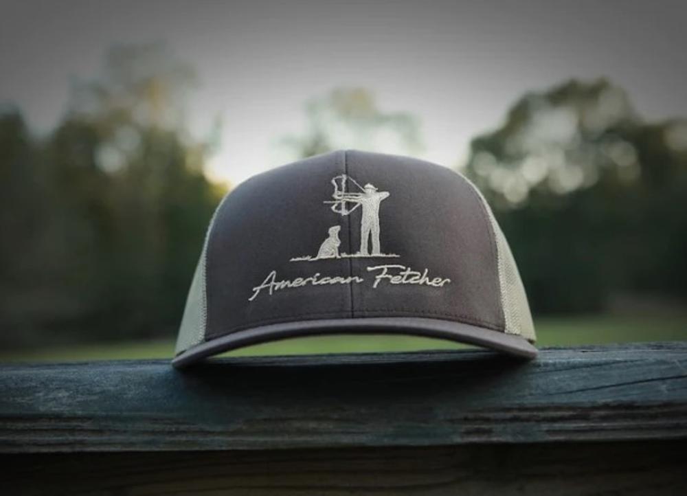 The Bow Hunter Trucker Hat: BROWN