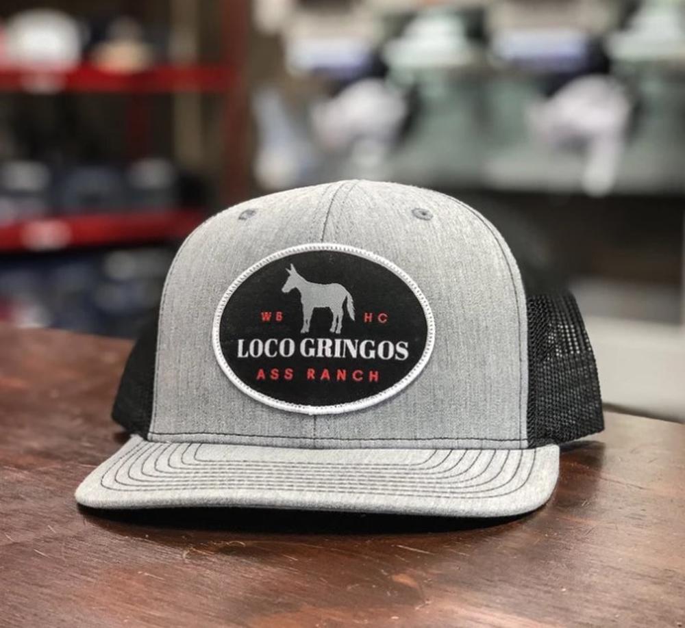 Loco Gringos Trucker Hat: CHARCOAL_BLACK