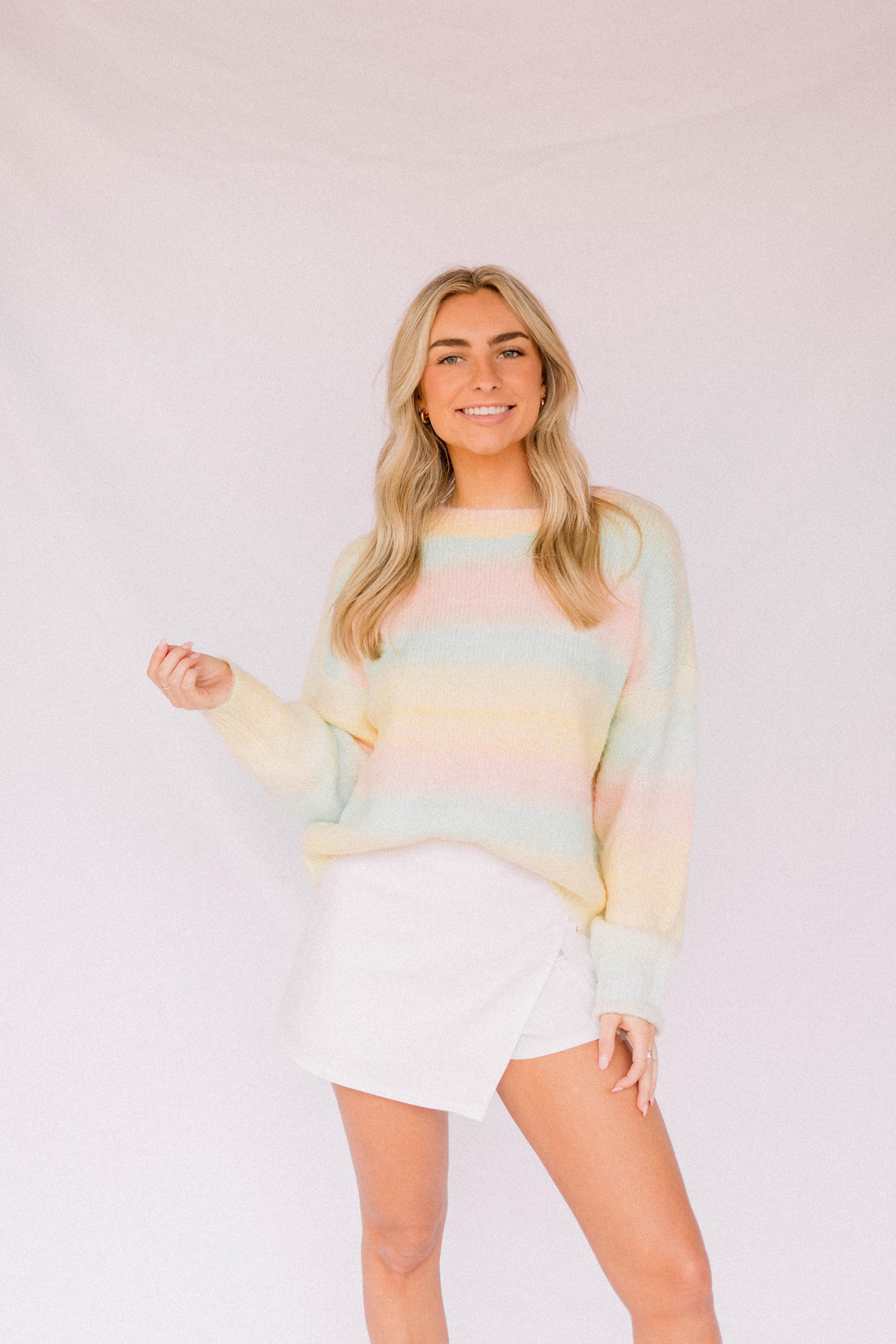  On The Rise Ombre Sweater