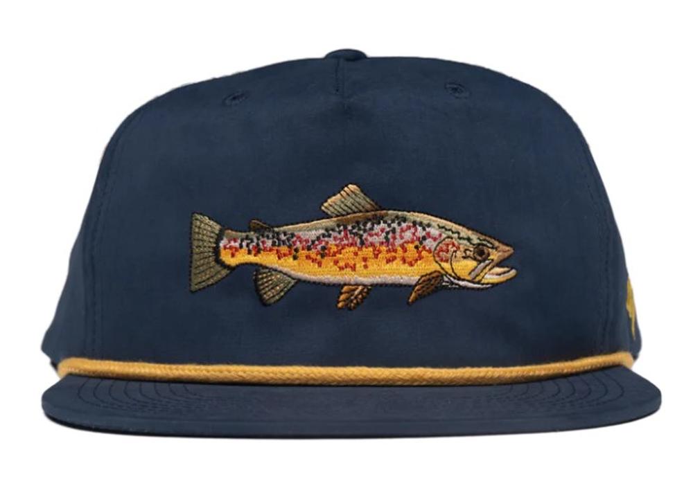 Brown Trout Roper Hat: NAVY