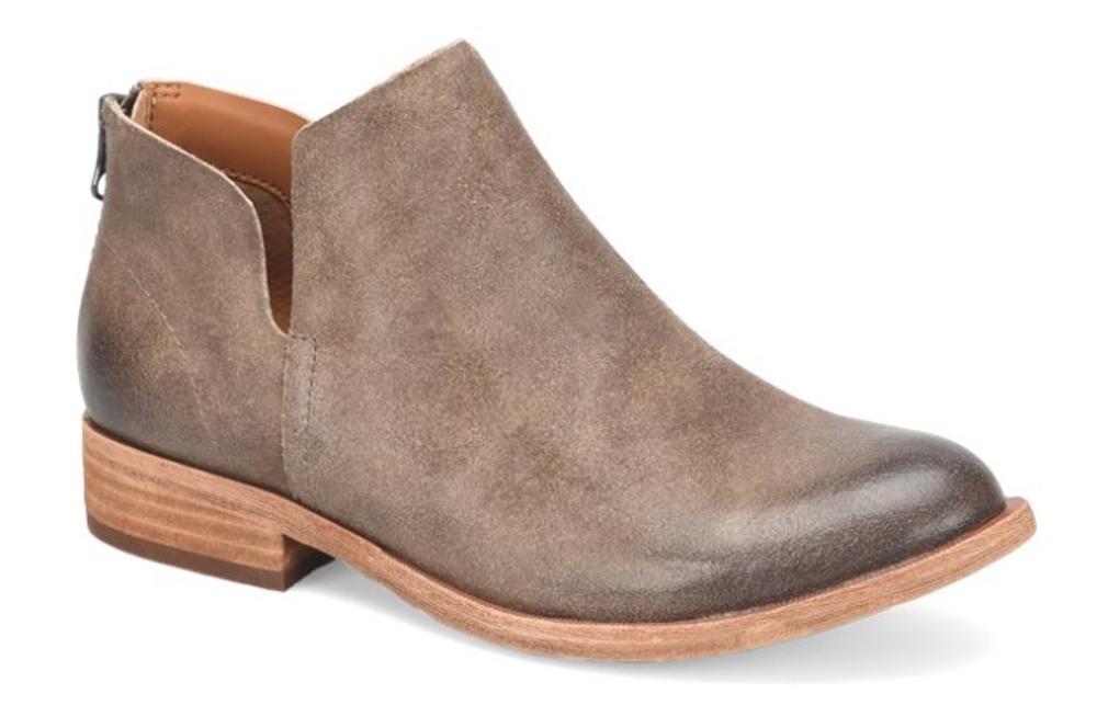 Renny Distressed Taupe Booties: TAUPE