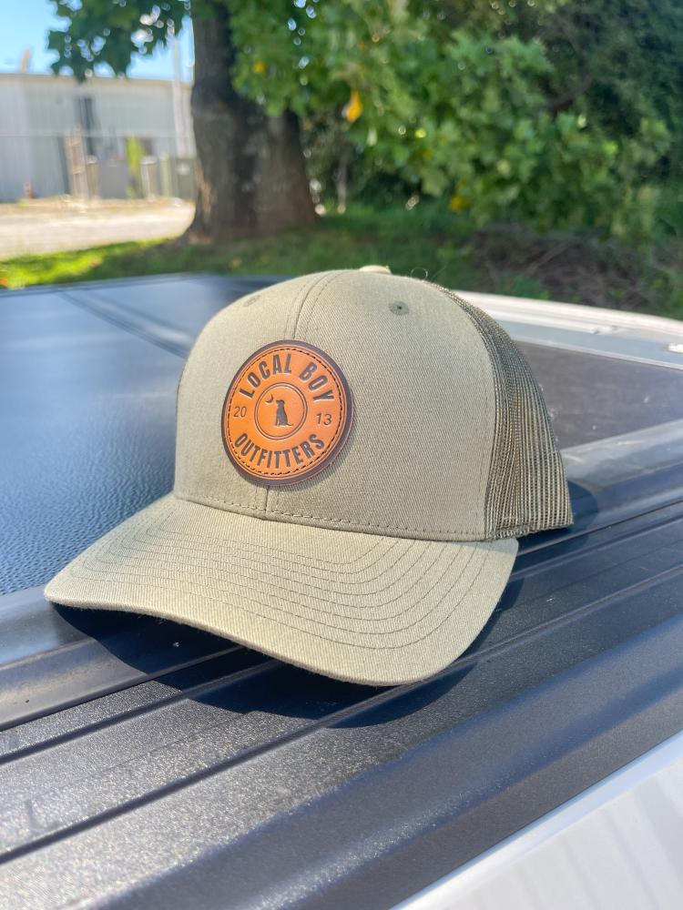 Shot Shell Patch Trucker Hat: LODEN