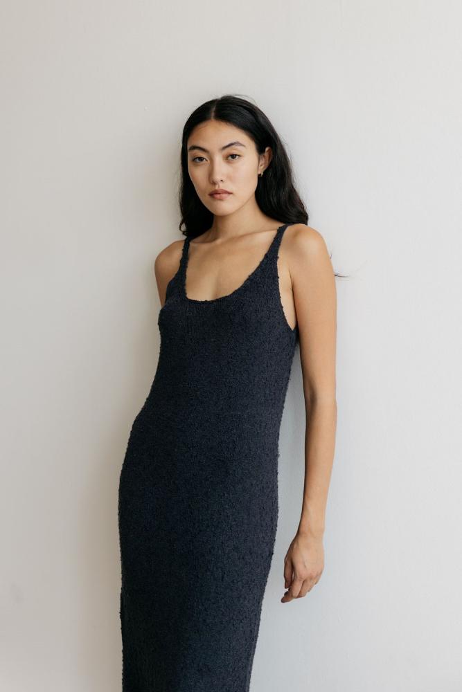 The Arden Sweater Dress: CHARCOAL