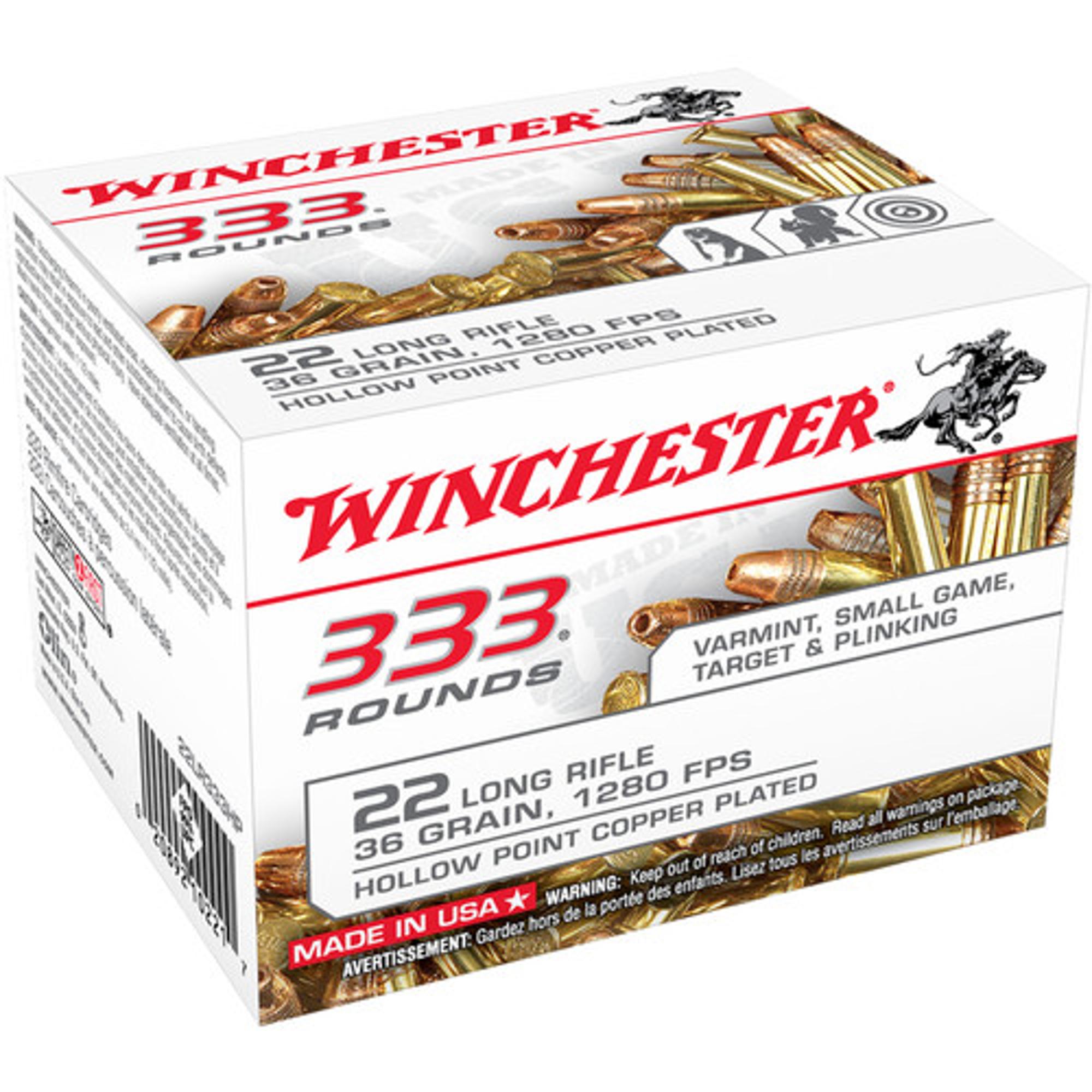 Winchester 22lr333hp Usa 36gr Ammo