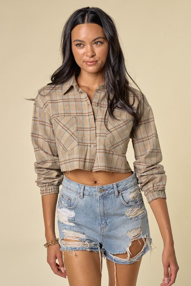 Outstanding Memory Cropped Flannel (Item #IBT27174)