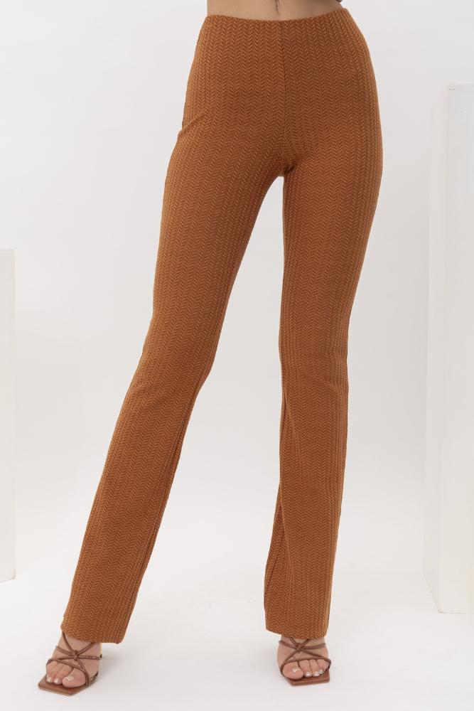 Good Thing Textured Knit Pants: CAMEL