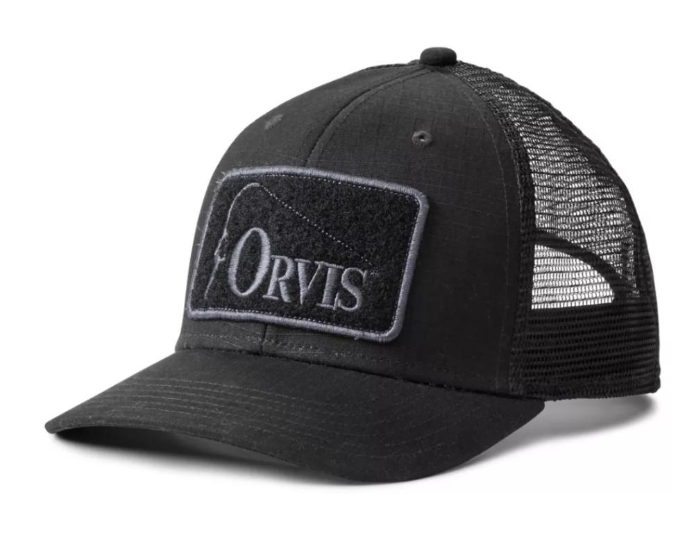 Ripstop Covert Trucker Hat: BLACK