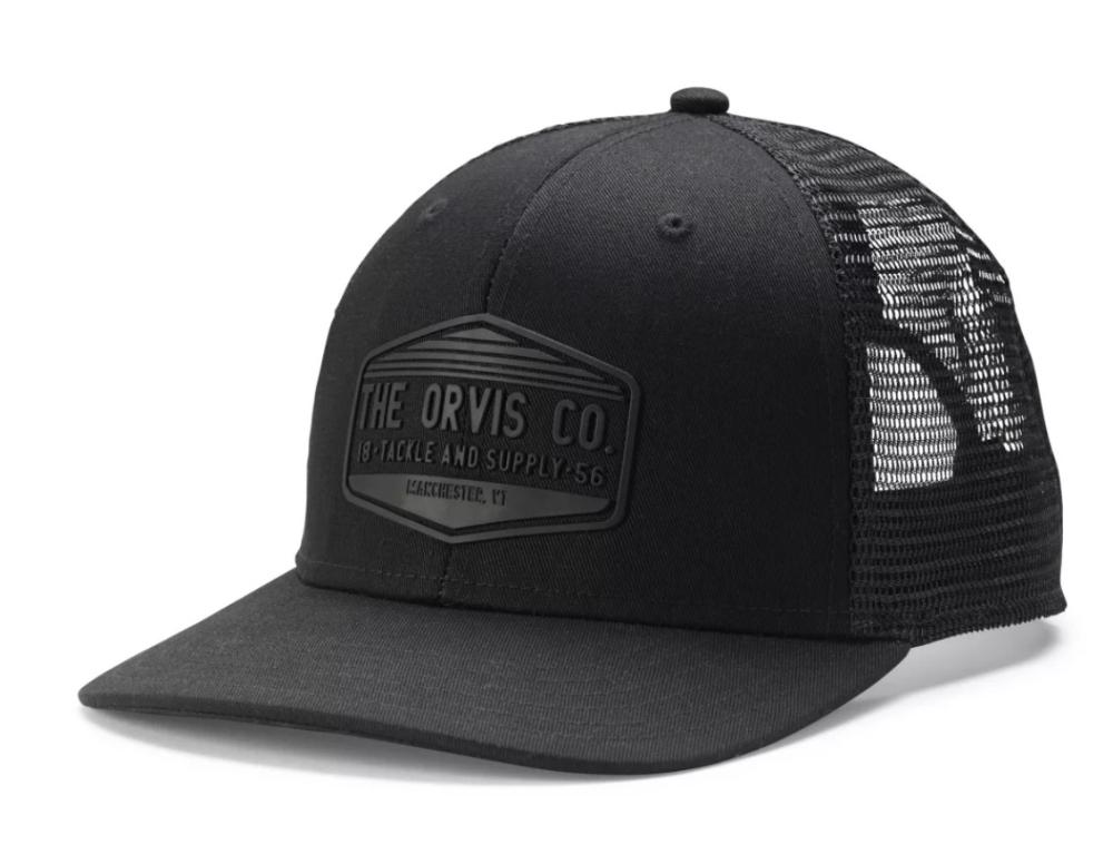 Rocky River Covert Trucker Hat: BLACK