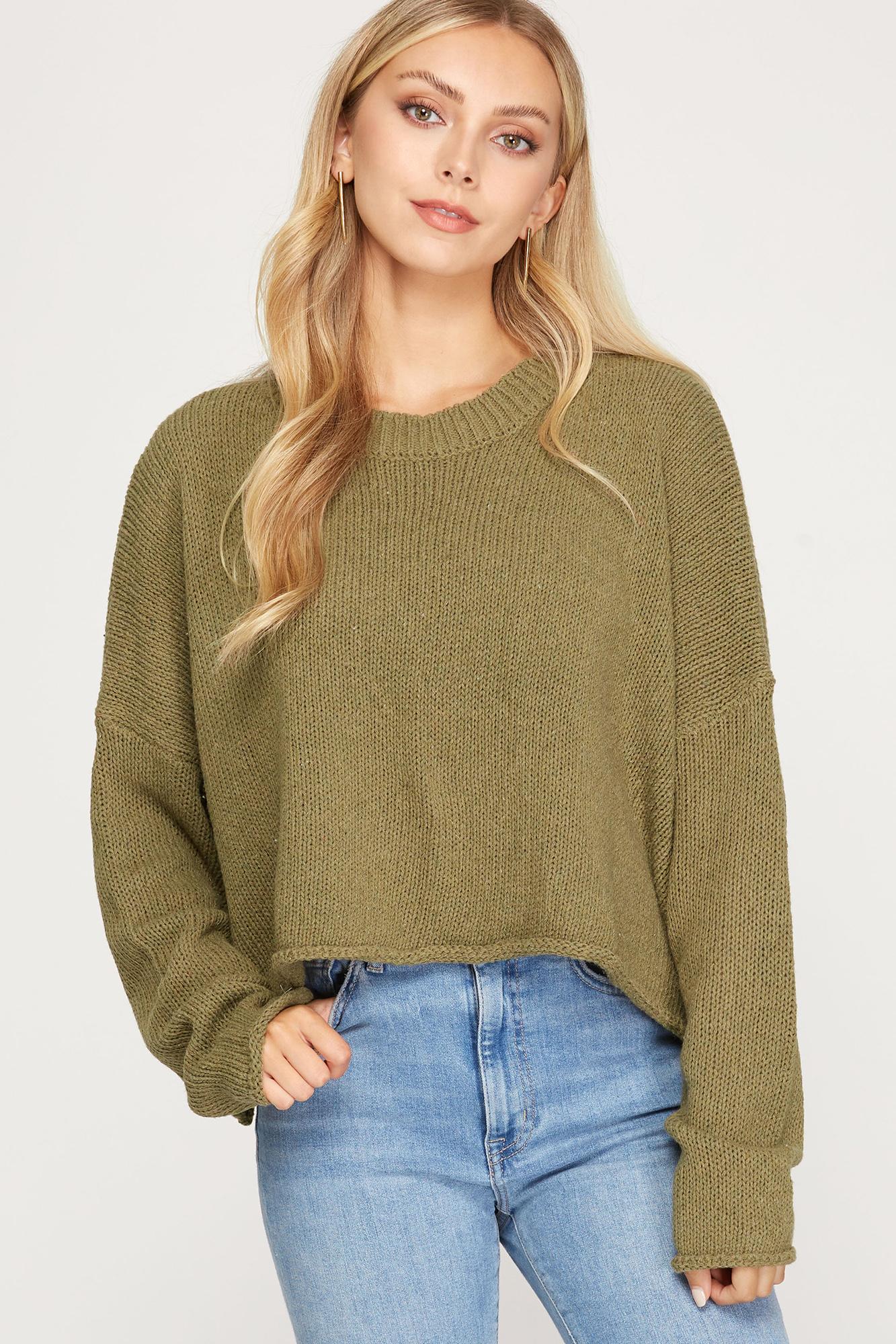Hold Me Tight Cropped Sweater