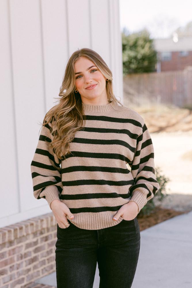 Martha`s Vineyard Striped Sweater (Item #W1050)