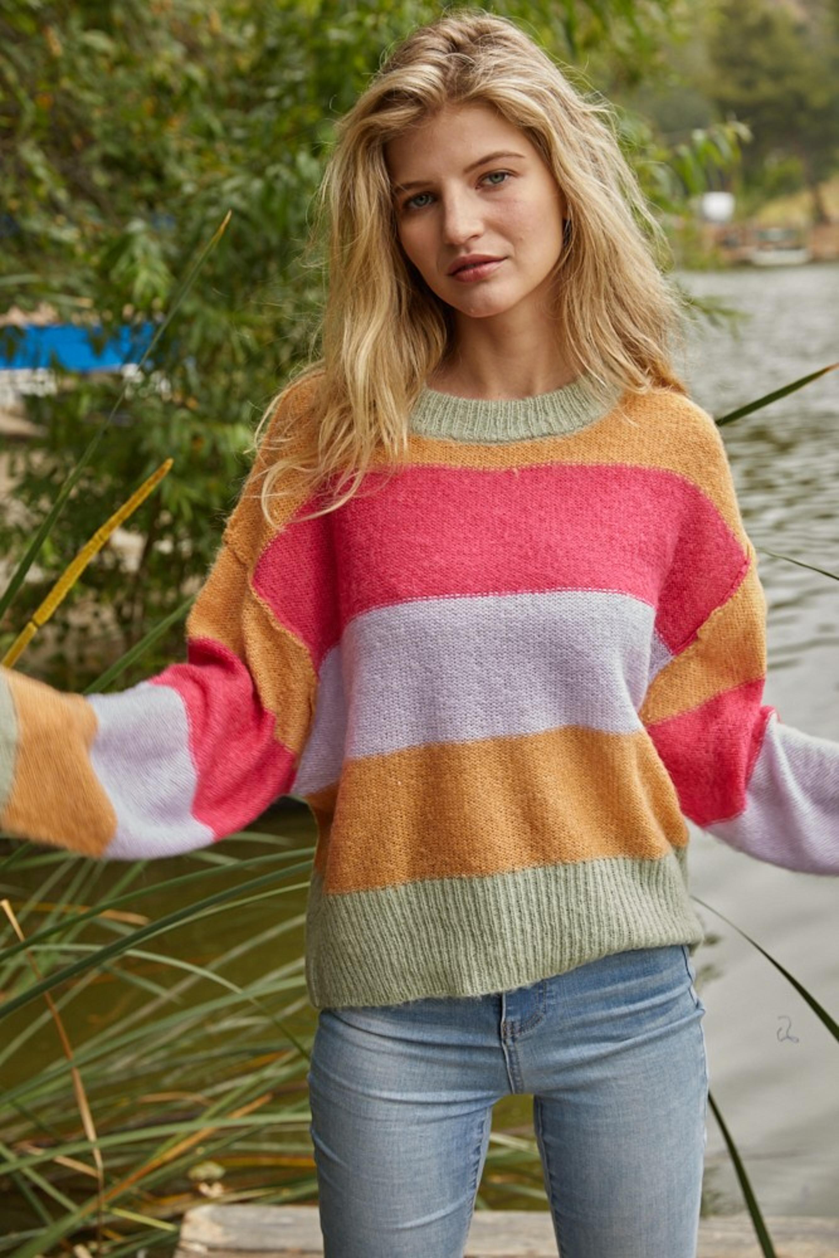  Fun Striped Sweater