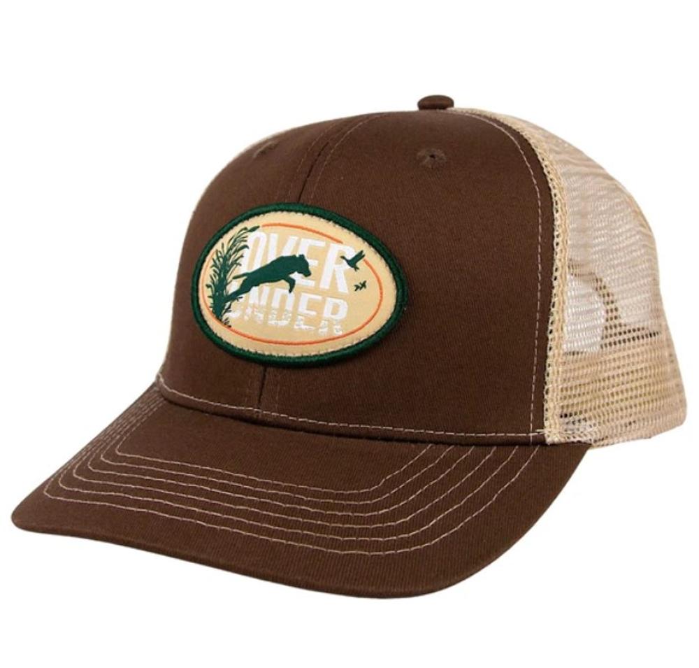 Leap of Faith Trucker Hat: BROWN