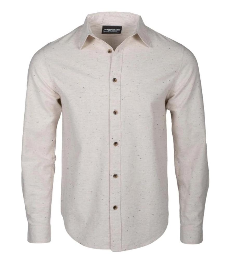 Everett Wool Shirt: Flax