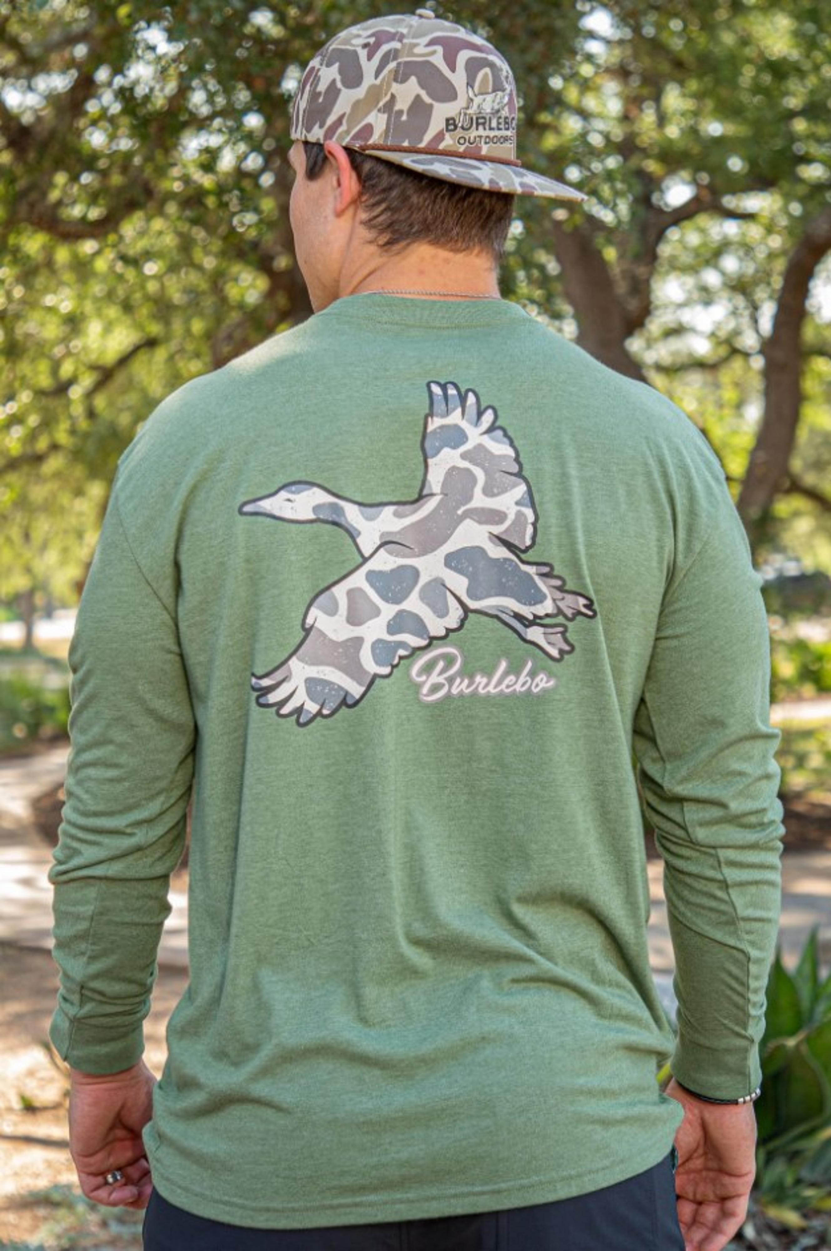  Flying Duck Camo Ls T- Shirt
